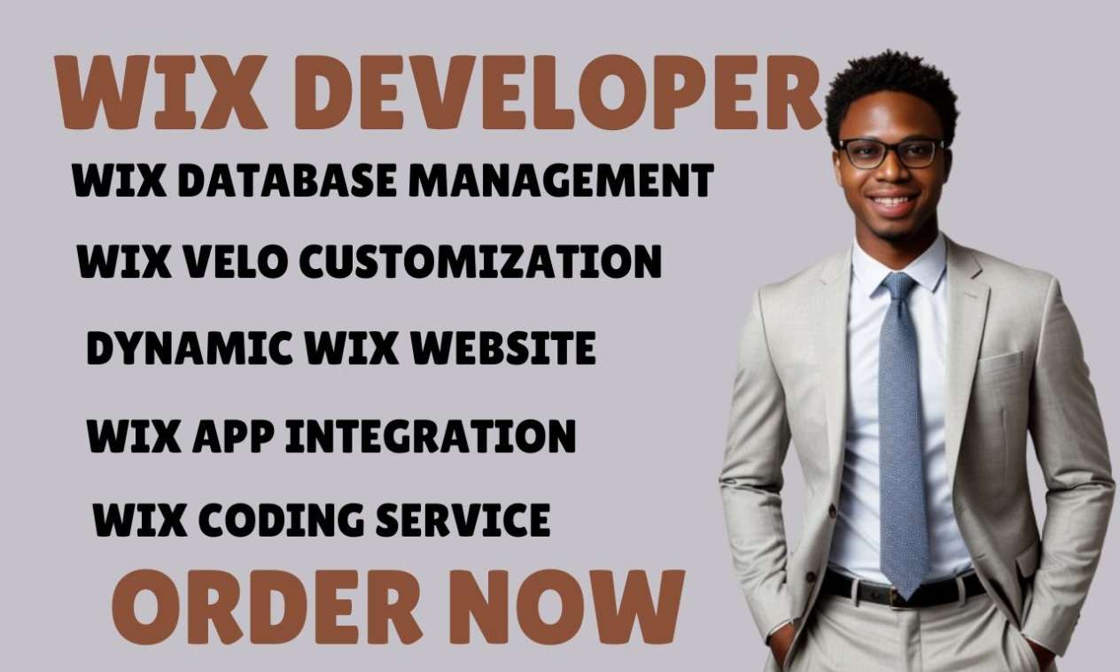 I will build your wix website wix coding or wix velo database