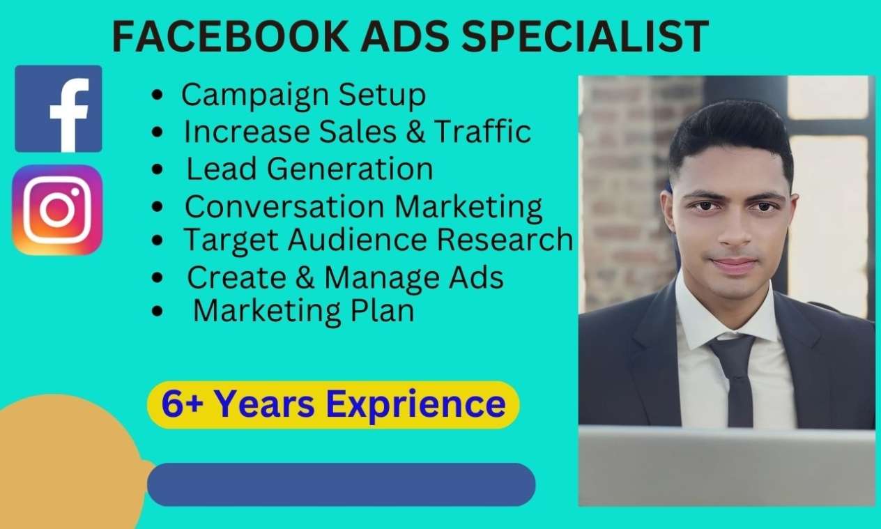 I will do Facebook Ads and Facebook Marketing