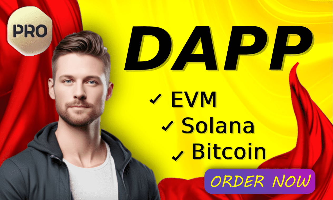 I will develop dapp on evm, solana and bitcoin