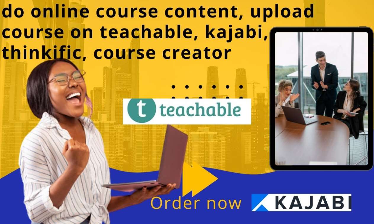 Online Course content upload on any platform