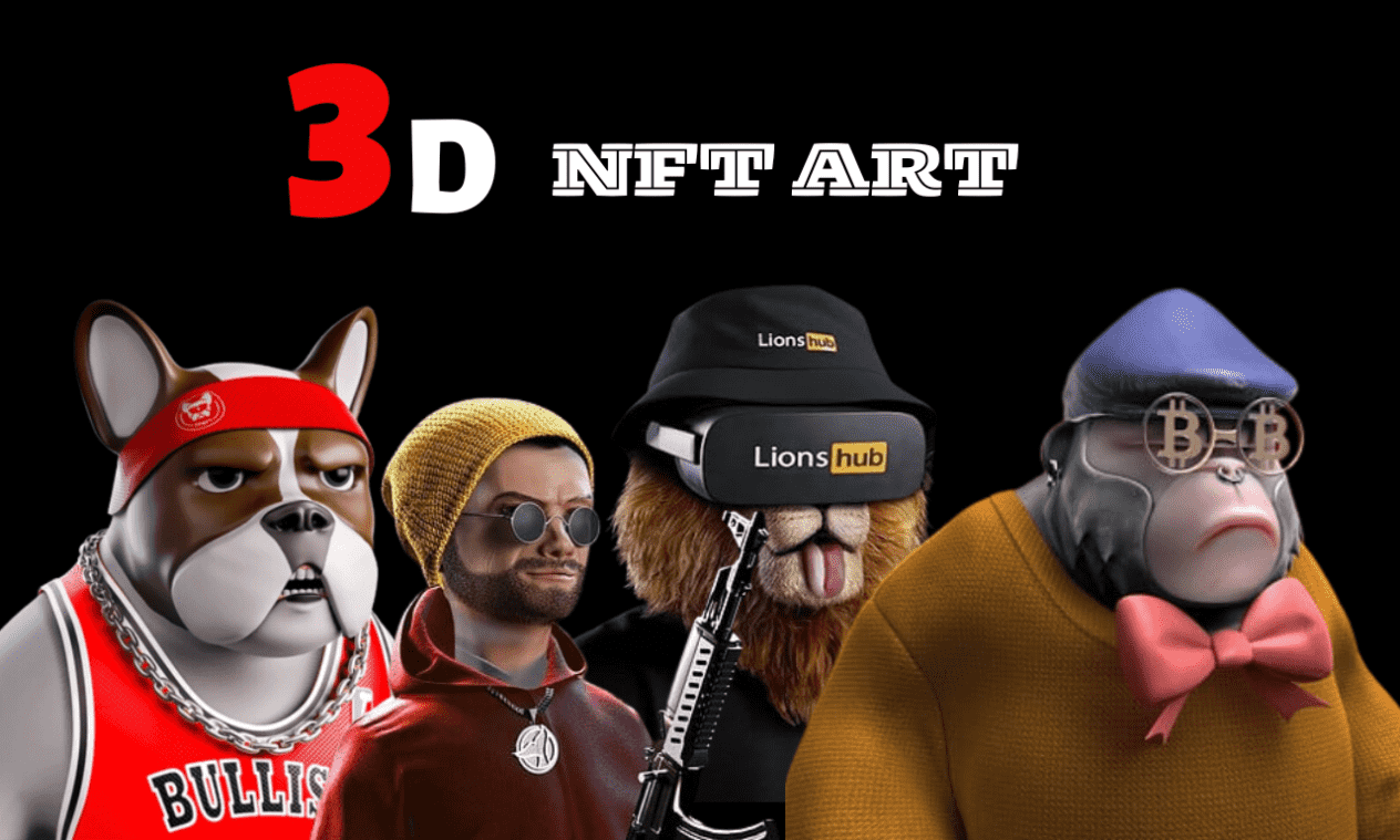 I will create 3d NFT Art, NFT Art, 10k NFT collection