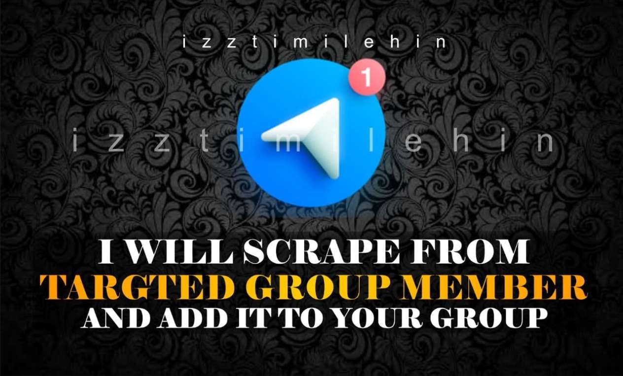 I will telegram scraper, add member to group and channel