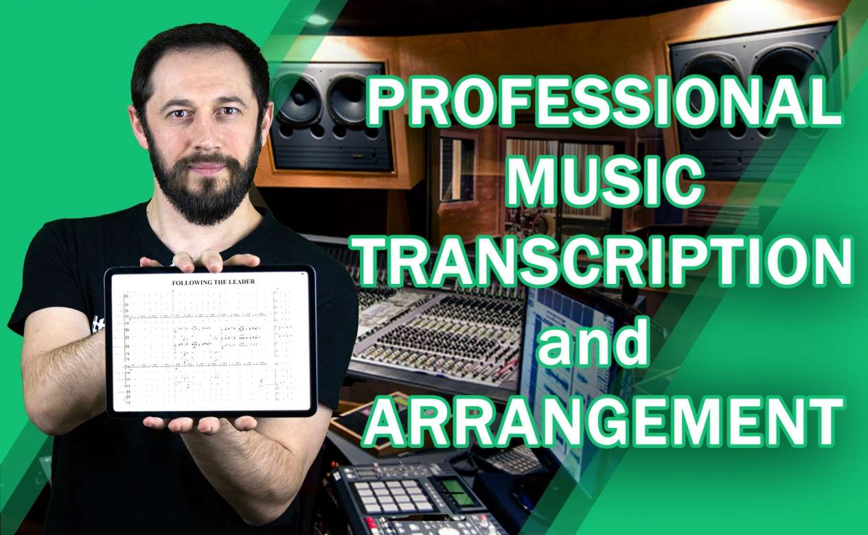 I will make professional music transcription and arrangement