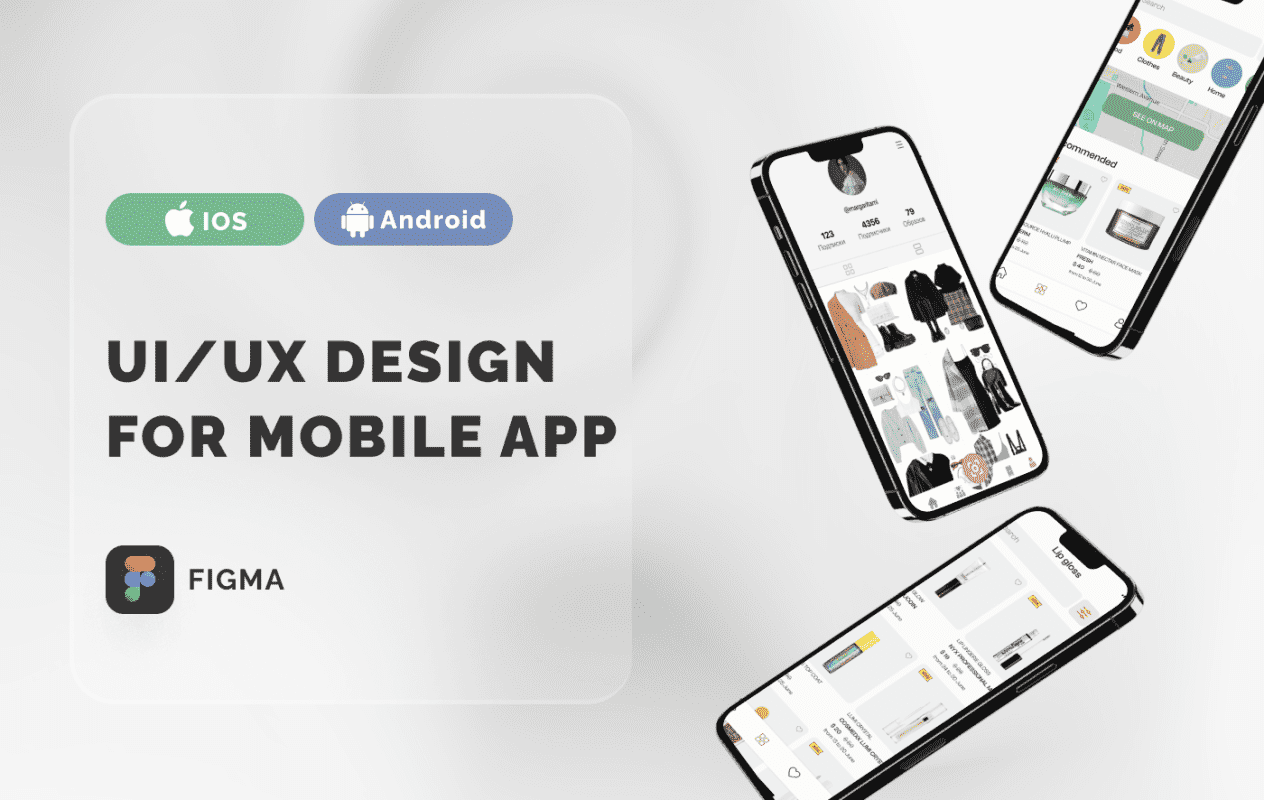 I will make UI/UX Design for Mobile Apps for iOS and Android platforms