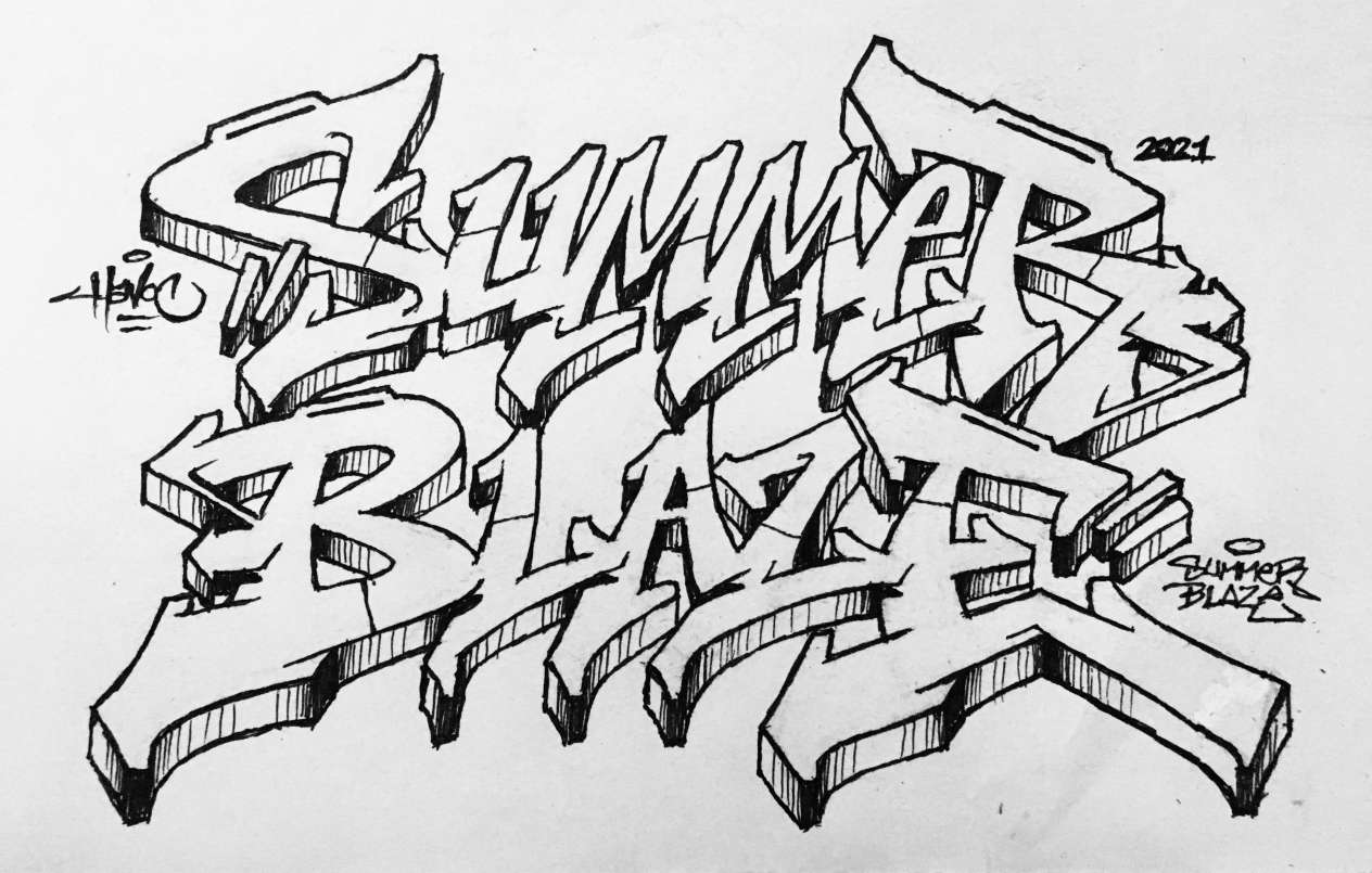 Customized Graffiti Sketches and Designs image 5