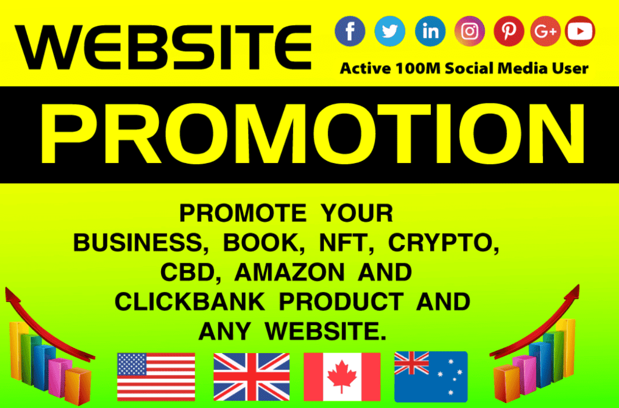 promote and advertise your crypto, token, telegram, discord via social medias and paid ads