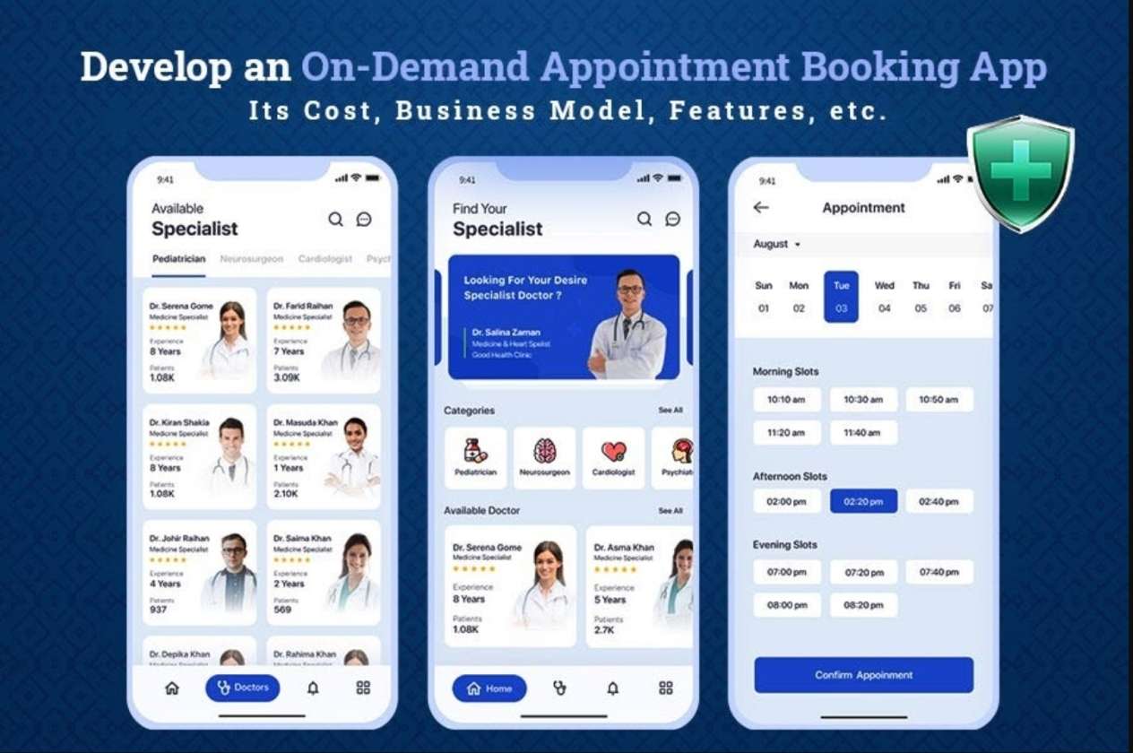 I will build appointment booking apps for doctors and patients