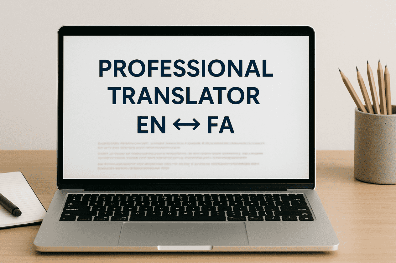 EN–FA Professional Translation Sample