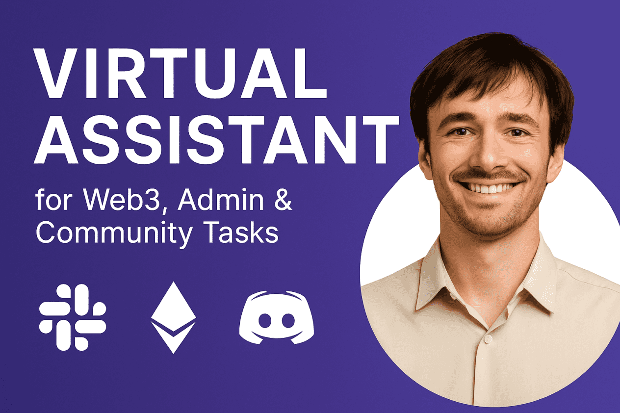 Reliable Virtual Assistant for Web3, Community & Admin Tasks