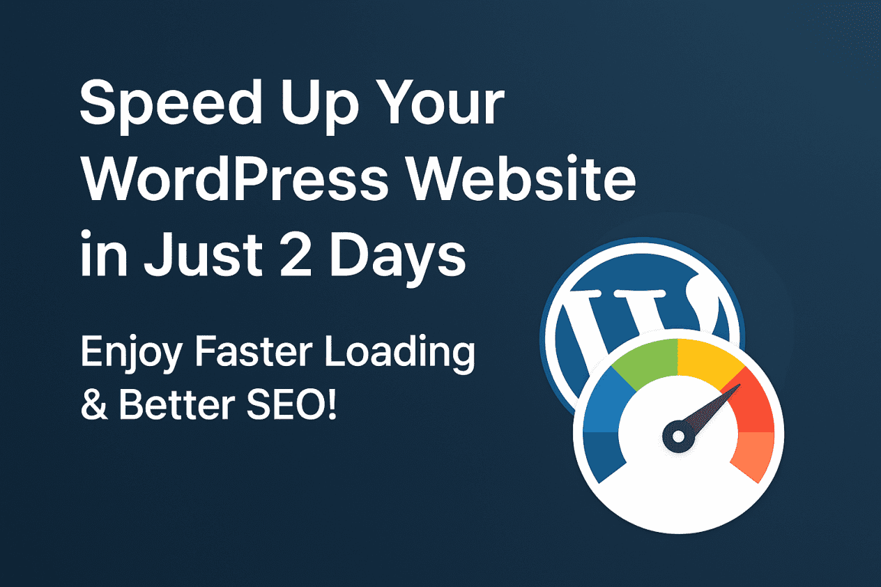 Speed Up Your WordPress Website in Just 2 Days – Enjoy Faster Loading & Better SEO!