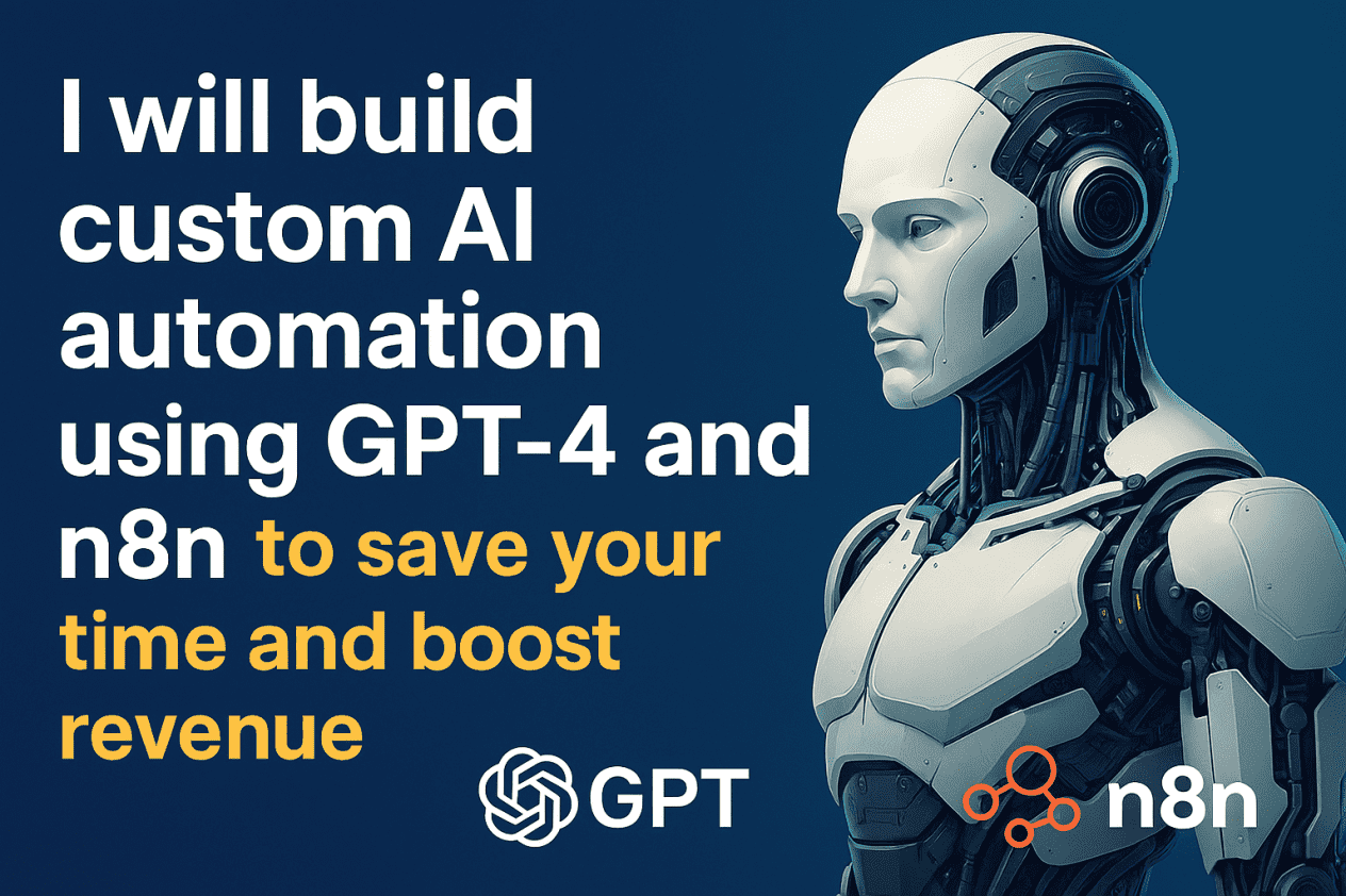 I will automate your lead generation, emails, or onboarding using GPT-4 + n8n