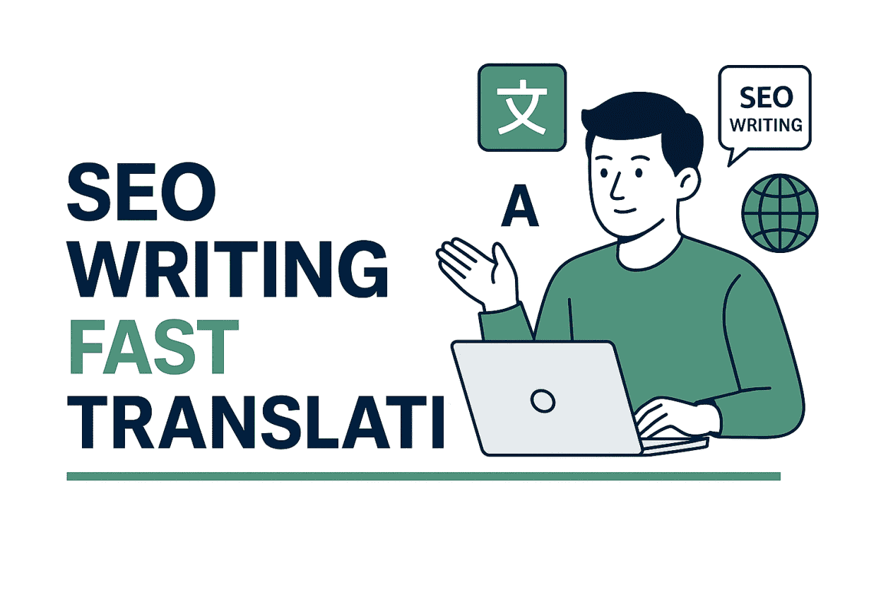 I will translate between English and 5 major languages + fast typing service