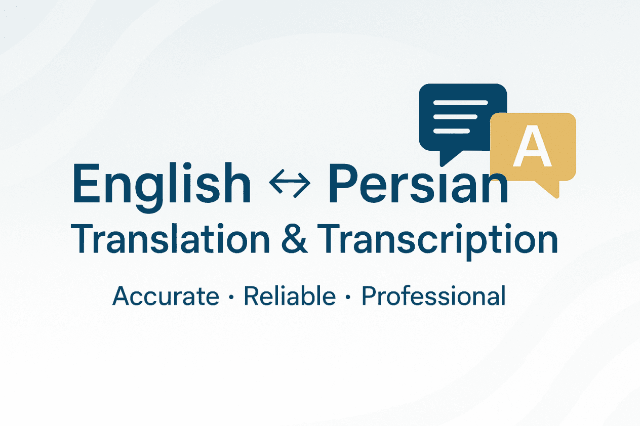 Professional English↔Persian Translator | Content Writer | Transcriber