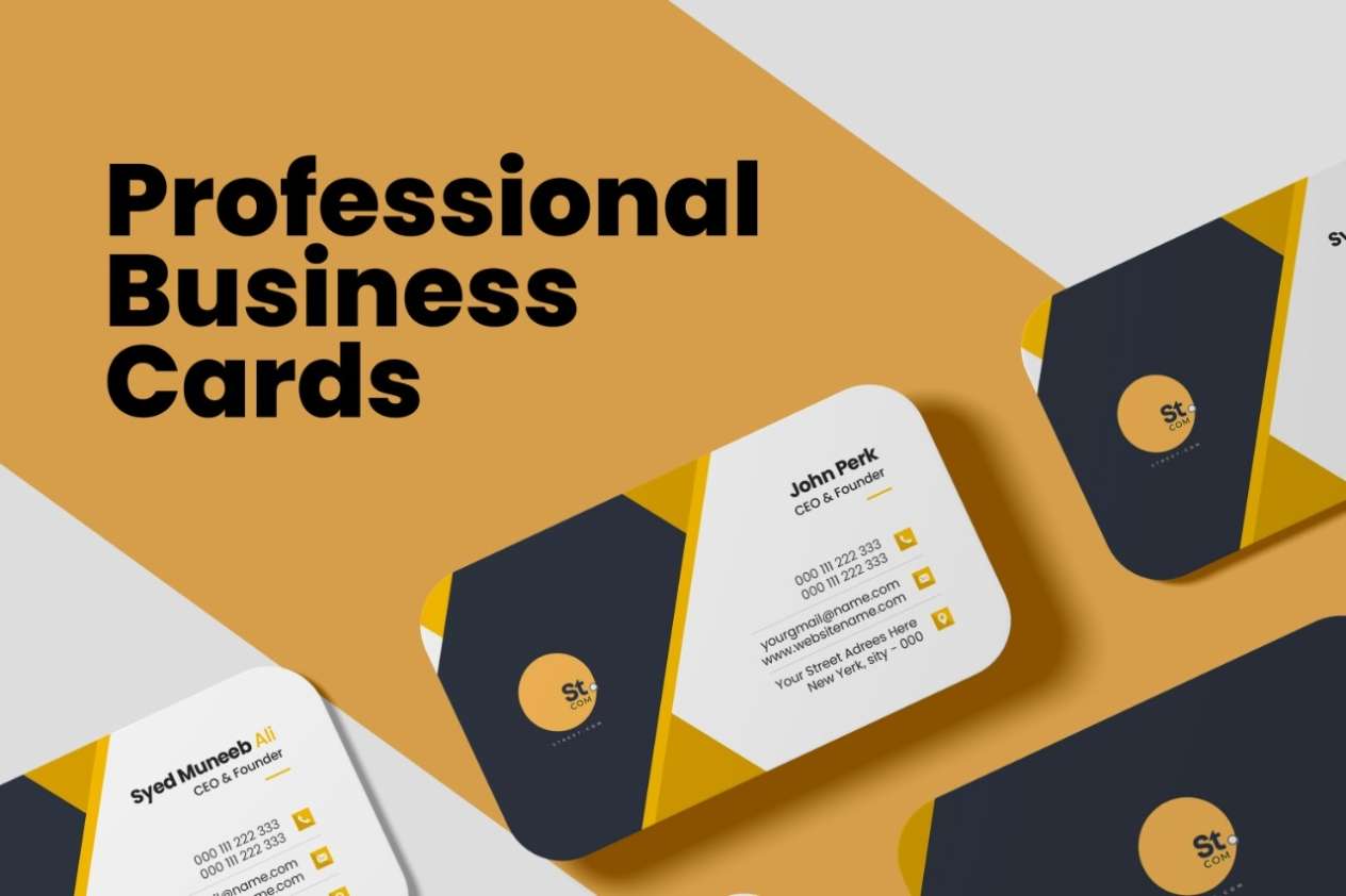 I will design professional modern business cards.