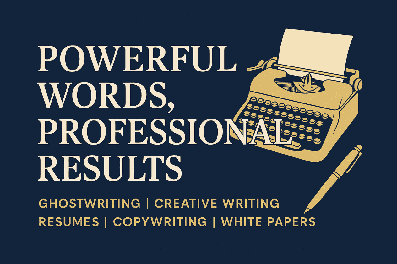 I will write compelling content, white papers, resumes, and more