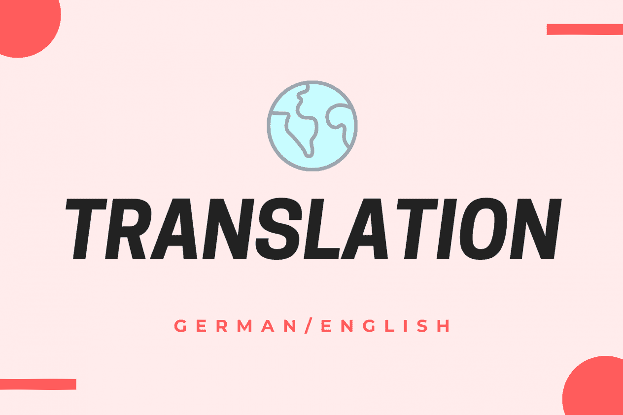 Translation English/German
