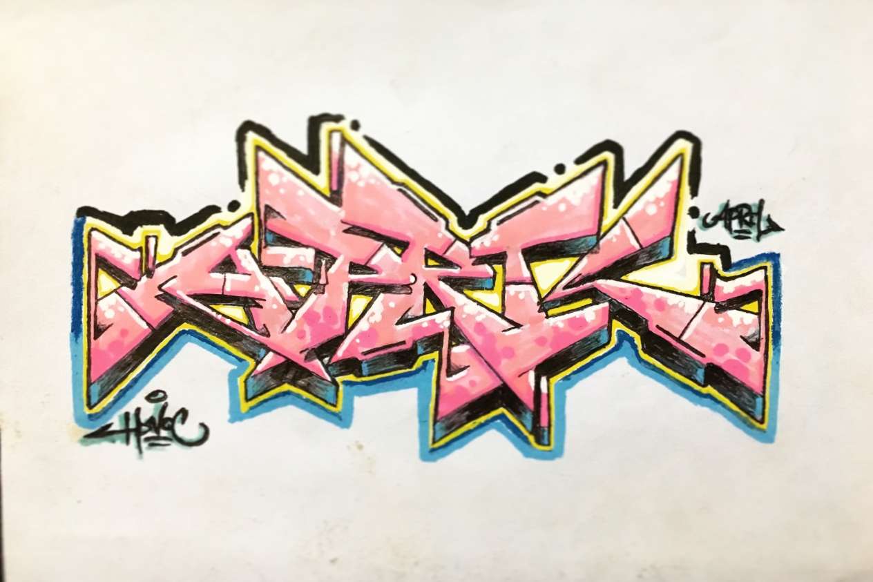 Customized Graffiti Sketches and Designs