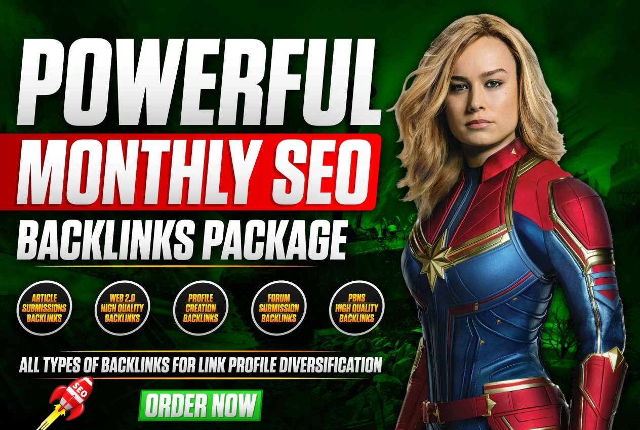 Monthly SEO High-Quality Link Building Backlinks Enhance Ranking