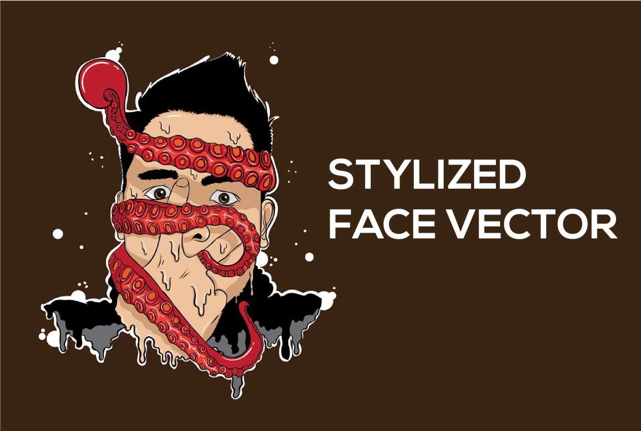 I will do stylized face vector that you'll really like