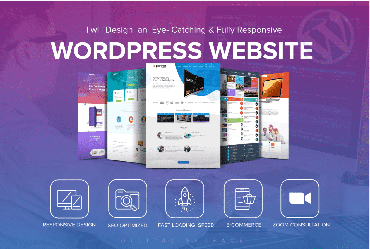 I will develop professional responsive WordPress website design