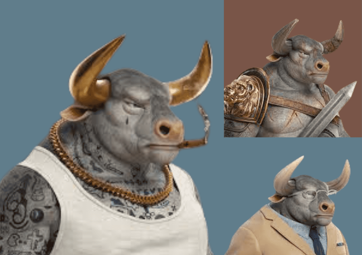 I will create a 3d nf character,  2d nft character and pixel character