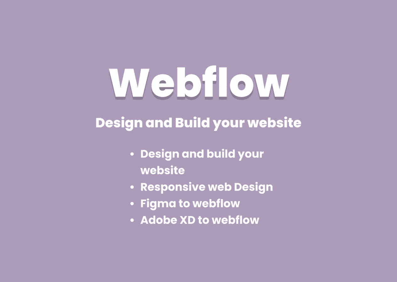 I will convert your design into webflow responsive website