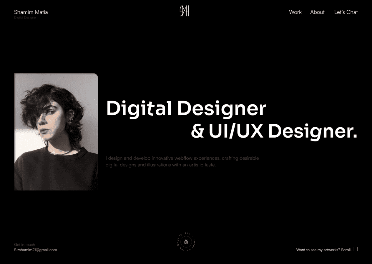 UI/UX & Digital Designer and passionate about my new field of work