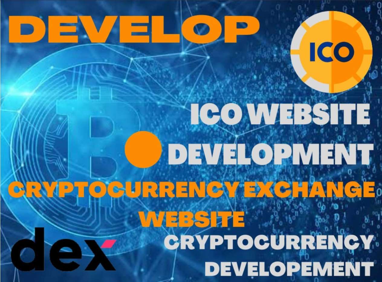 I will develop ico website, crypto exchange website, p2p exchange website