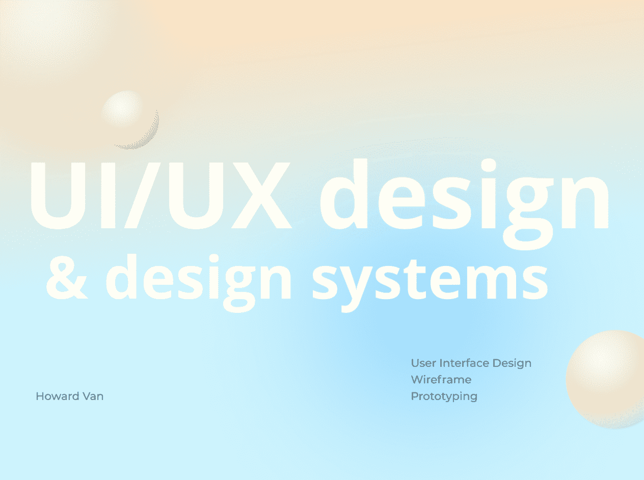 UI/UX Design for your Website/ Apps with Design System