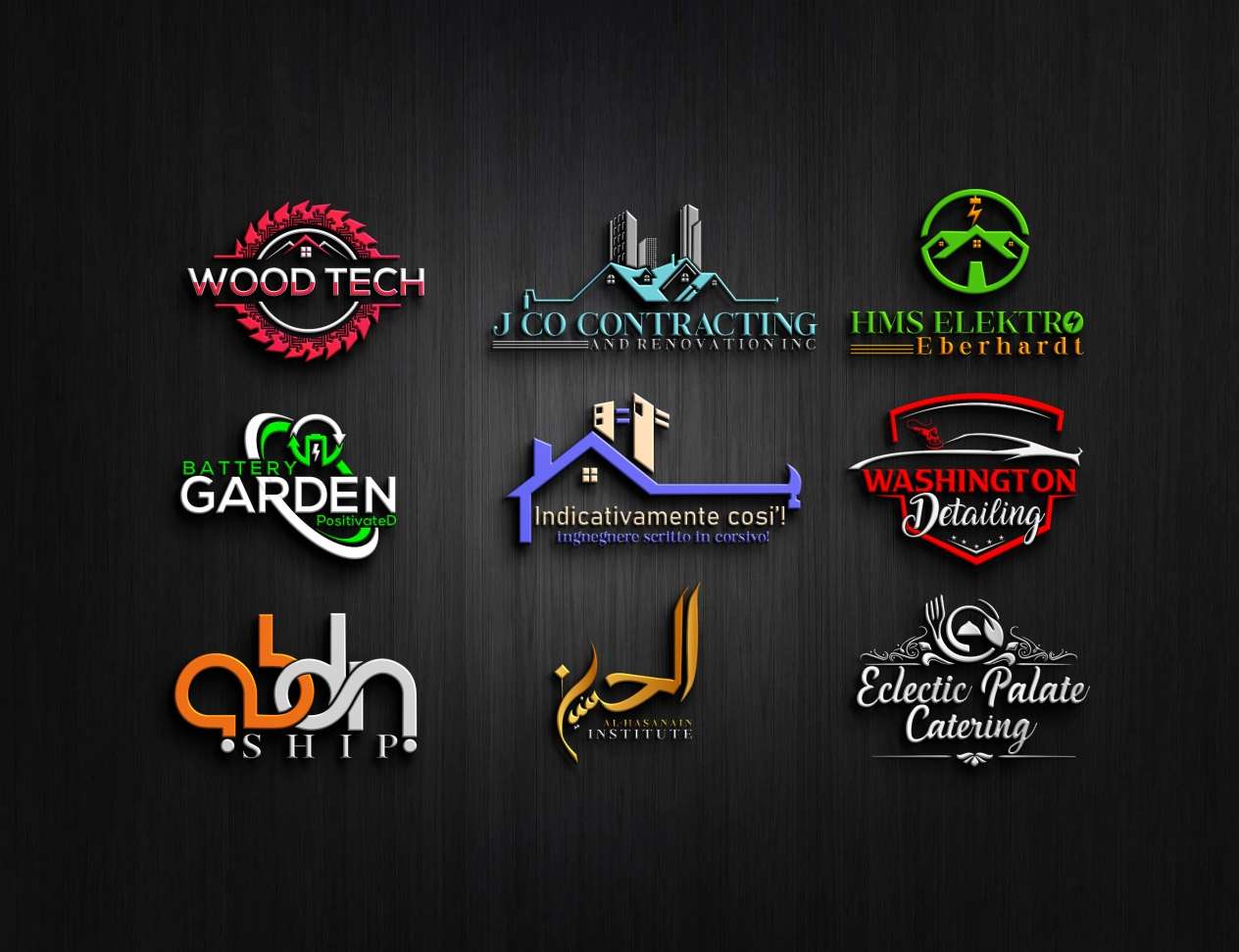 I will do 3d business minimal logo design with full copyrights
