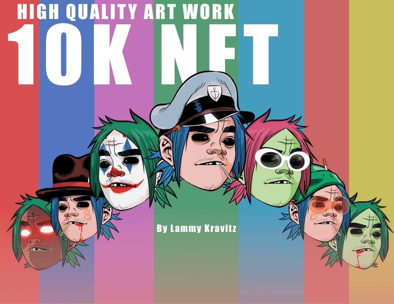 i will create a top quality 10k collection NFT art