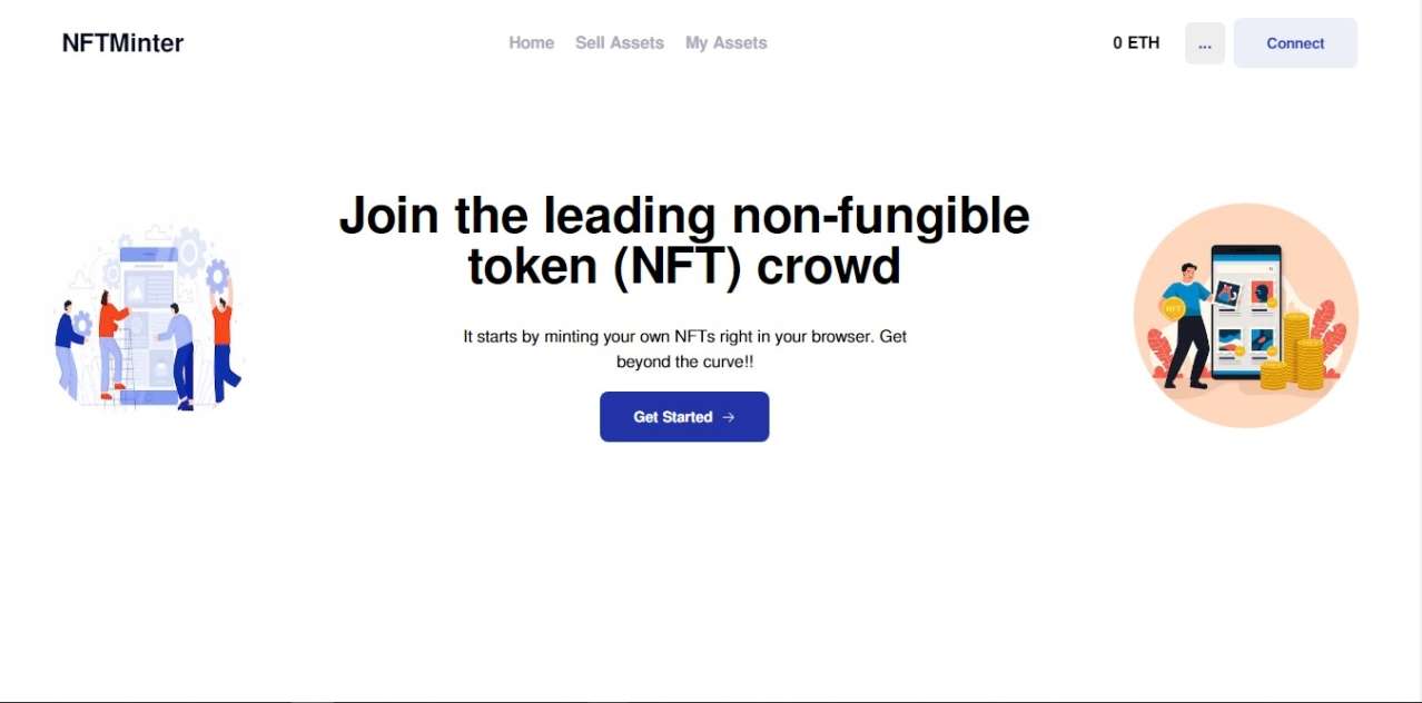 I will create NFT minting site, minting bot and marketplace