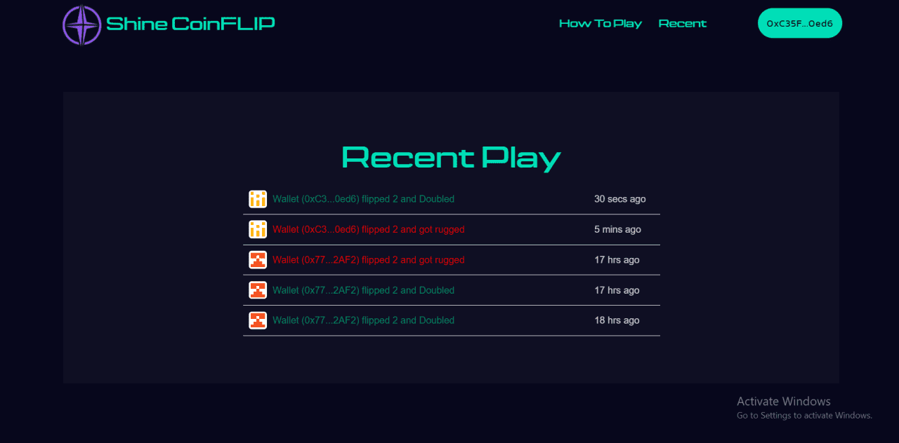 coinflip crypto game