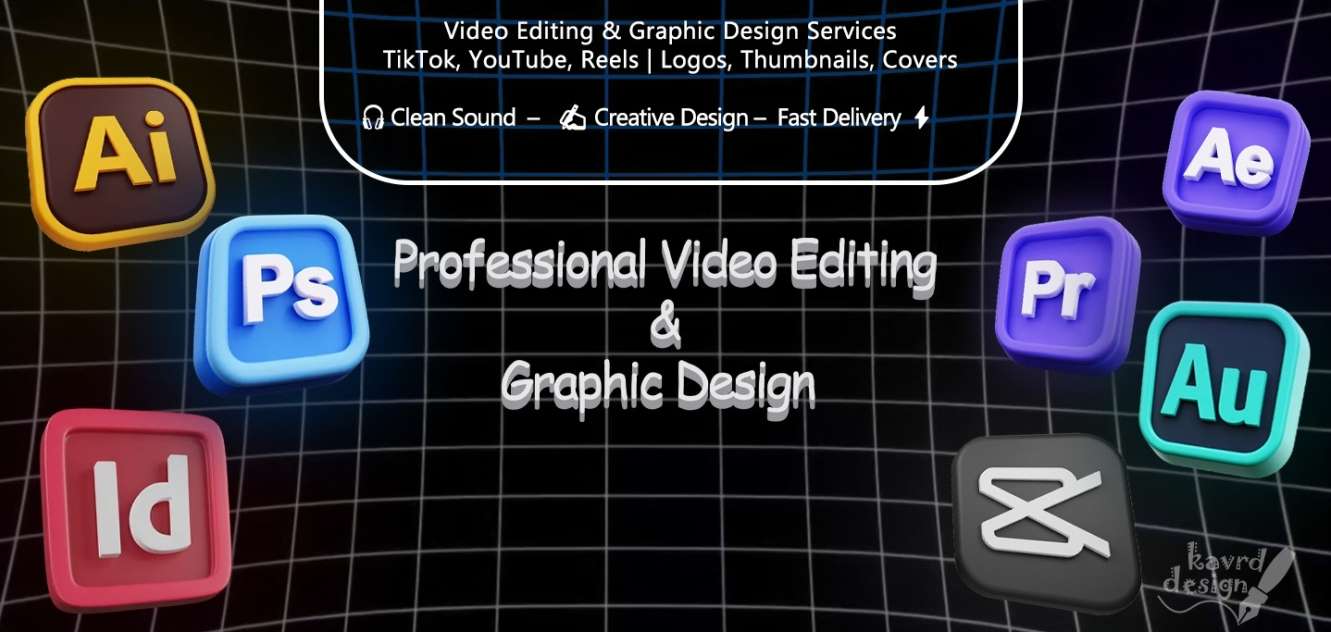 I will design social media posts / I will edit your YouTube video