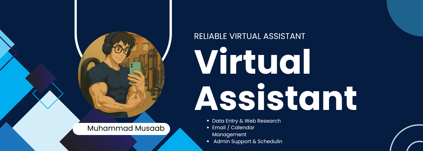 Reliable Virtual Assistant for Admin, Research & Data Entry