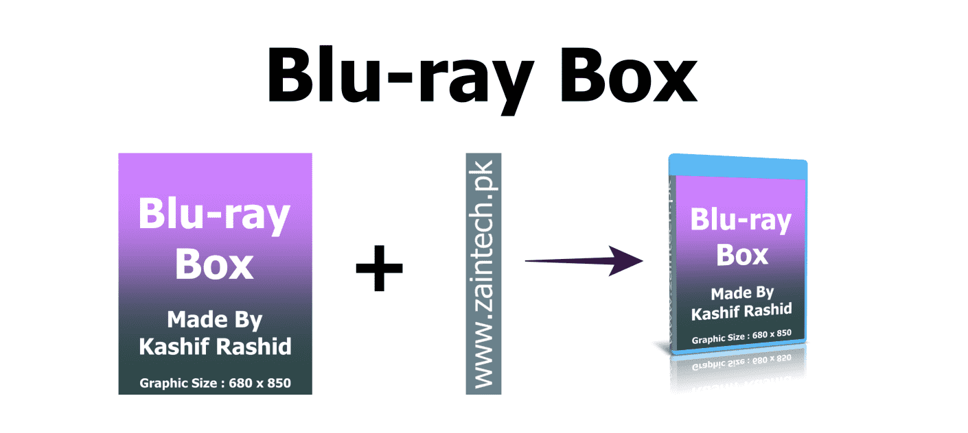 I will convert your graphic to Blu-ray box