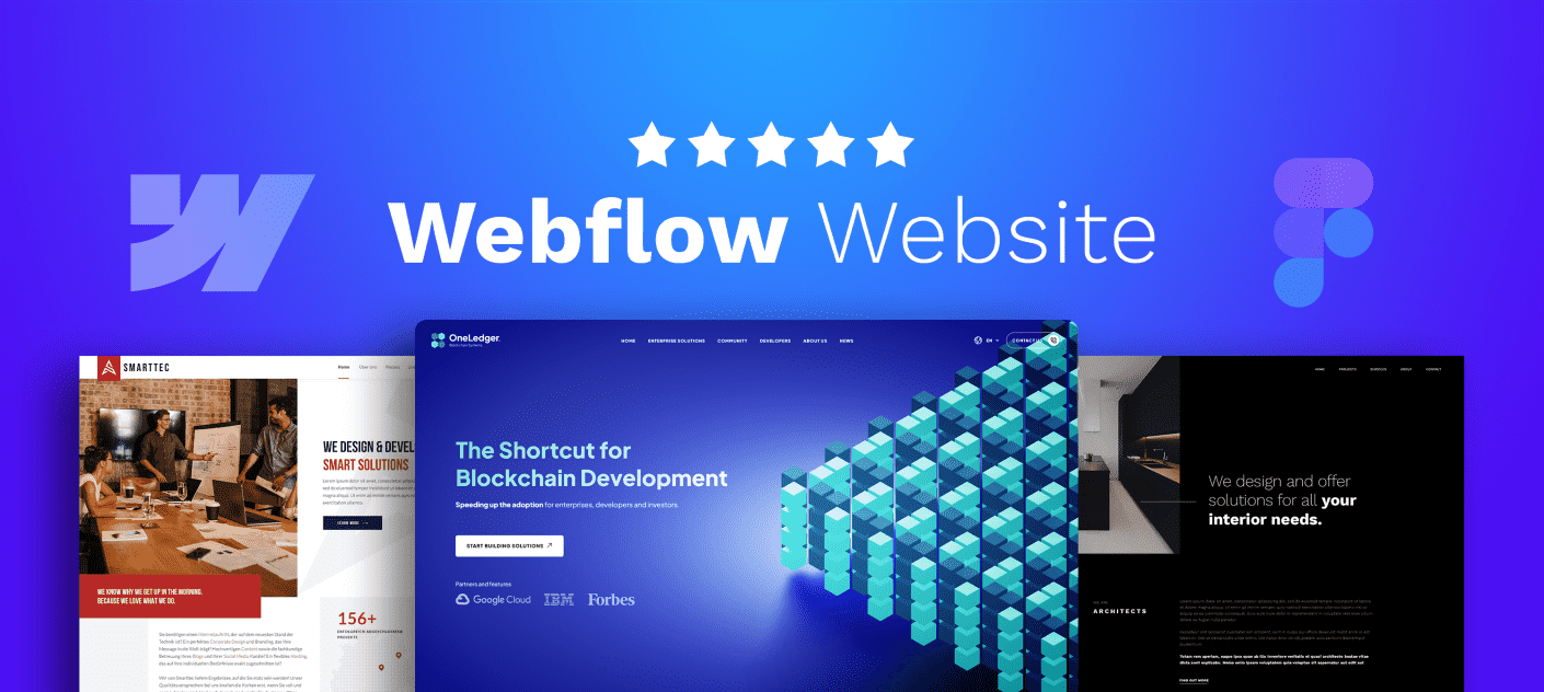 Webflow website design and development