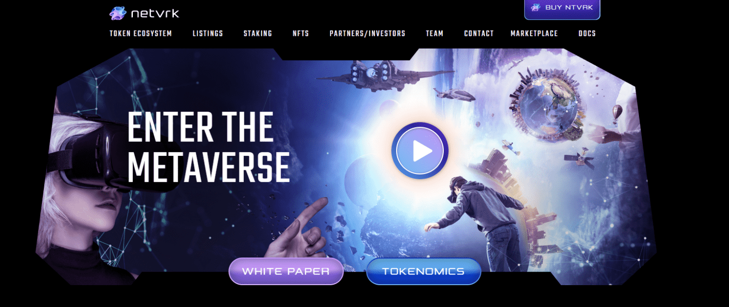 Design, create metaverse landing page and metaverse website