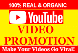 I will promote your youtube video image 2