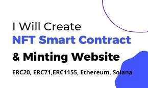 I will develop nft minting engine and nft smart contract