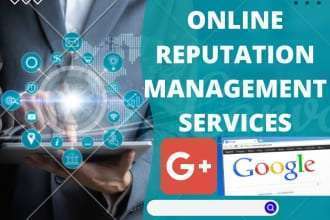I will assist online reputation management service for you