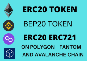 I will create your binance,solana,Elrond level erc20, bep20 token with smart contract