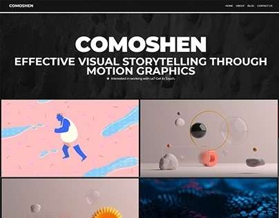 Motion graphics and animations (2D or 3D) for your projects