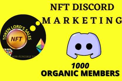I will promote your nft, discord