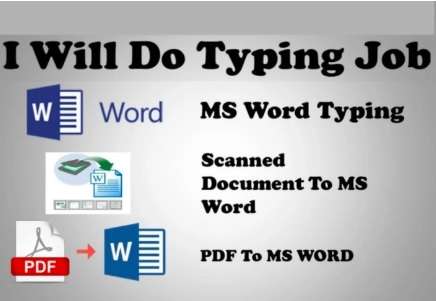 I will do accuract and fast data entry in MS Word to meet your deadlines