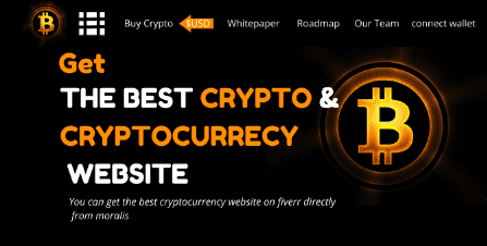 I will create a crypto website, crypto landing page, cryptocurrency