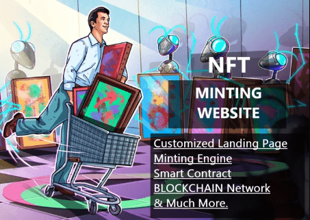 I will create nft minting website