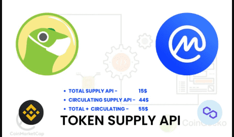 do coinmarketcap circulating supply API for listing token