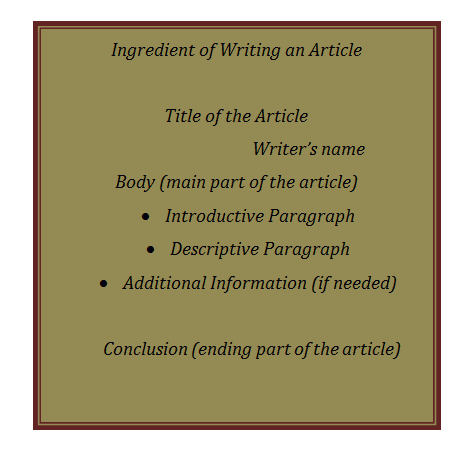 I will do article writing