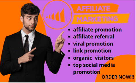 I will do affiliate link promotion, clickbank promotion